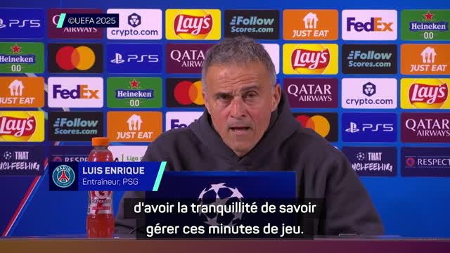 PSG - Luis Enrique : “Doué est de retour, on verra demain quel temps de jeu”