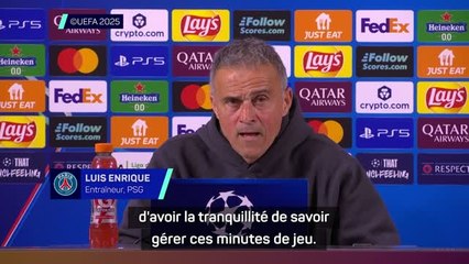 PSG - Luis Enrique : “Doué est de retour, on verra demain quel temps de jeu”