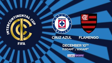 The Americas Derby in the Intercontinental Cup. Cruz Azul vs Flamengo.  This Wednesday at 11:50 AM ET on #beINSPORTS