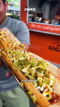 ¿Dónde comer hot dogs gigantes por menos de $200 pesos?