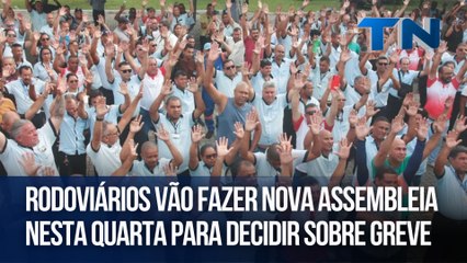 Rodoviários vão fazer nova assembleia nesta quarta para decidir sobre greve
