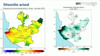 El IAM prevé un diciembre con lluvias atípicas y confirma que 2025 fue un año más cálido en Jalisco