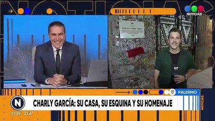 Charly García habló con la prensa de los homenajes