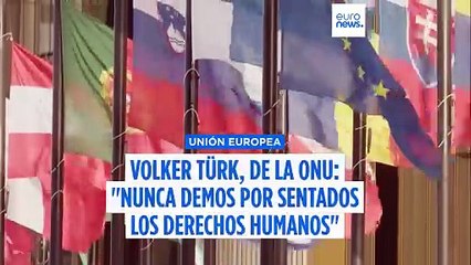 El alto comisionado de la ONU, Türk: "No demos por sentados los DD.HH. en ninguna parte del mundo"