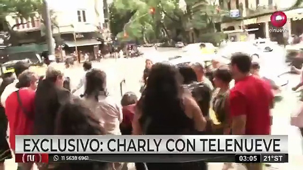 Charly García visitó la esquina homónima