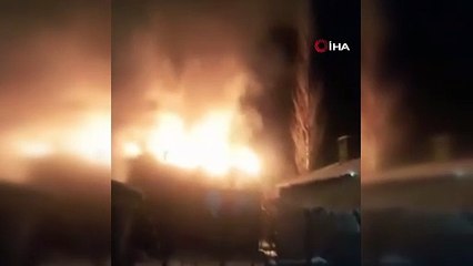 Apartman'da korkutan anlar: Kazan dairesi alev aldı!