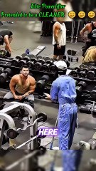Elite Powerlifter Pretended to be a CLEANER #trolllife #funny #gym