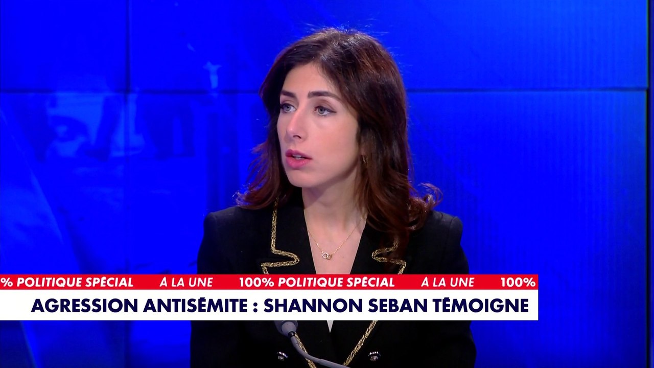 Agression antisémite : Shannon Seban témoigne sur CNEWS