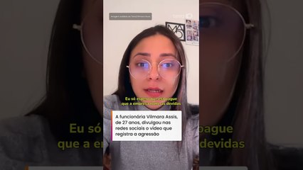 Funcionária é agredida por coordenadora em restaurante em Brasília #shorts