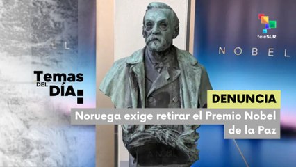 Pueblo de Noruega se opone a la entrega del Premio Nobel