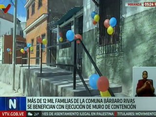 Miranda | Comuna Bárbaro Rivas ejecuta proyecto de muro de contención en Petare