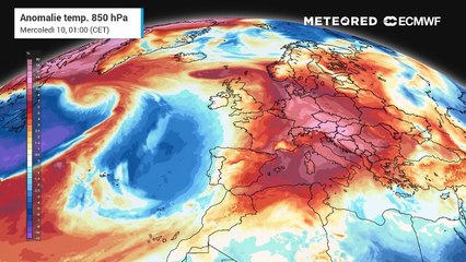 Anomalie temperature in Europa