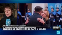 Informe desde Roma: Zelenski viaja a Roma, responde a EE. UU. y pone en consulta plan de Trump