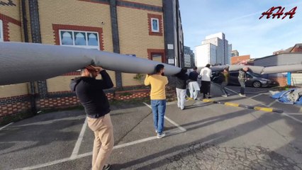 RAZVIA MASJID'S CARPET IS BEING REPLACED BY LOCAL VOLUNTEERS ON SATURDAY 23RD NOVEMBER 2025.