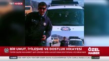 Terör gazisi Aslan, gözünü ışığa kavuşturan doktorunu hiç bırakmadı