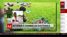 Autoridades de Guatemala detienen a un hombre que intentaba meter armas a Chiapas