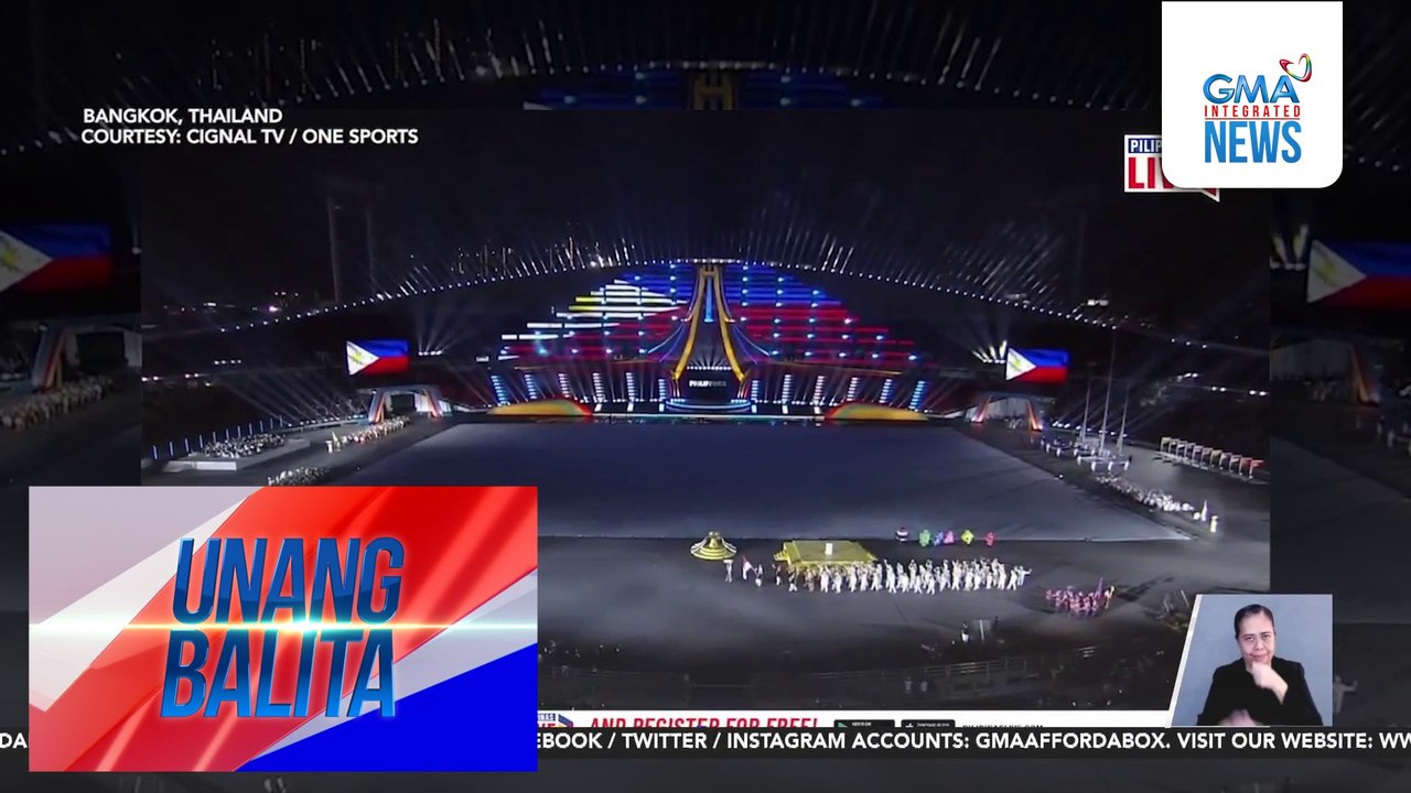 Nasa 200 Pilipinong atleta, pumarada sa opening ceremony ng 2025 SEA Games | Unang Balita
