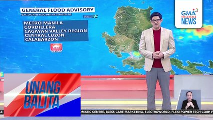 Weather update as of 7AM (December 10, 2025) | Unang Balita
