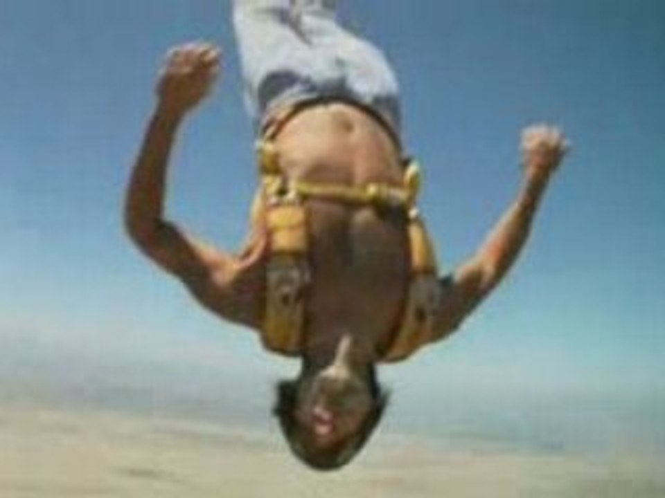 Saut chutte libre