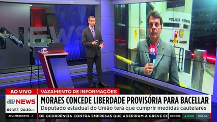 Moraes determina soltura de Rodrigo Bacellar com tornozeleira eletrônica