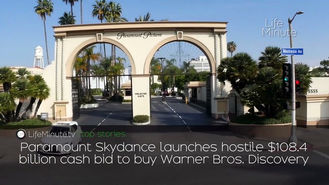 Kylie Jenner and Timothée Chalamet Twin at Marty Supreme LA Premiere, Paramount Skydance Makes $108.4 Billion Bid for Warner Bros. Discovery, Jimmy Kimmel's ABC Deal Extended Through May 2027