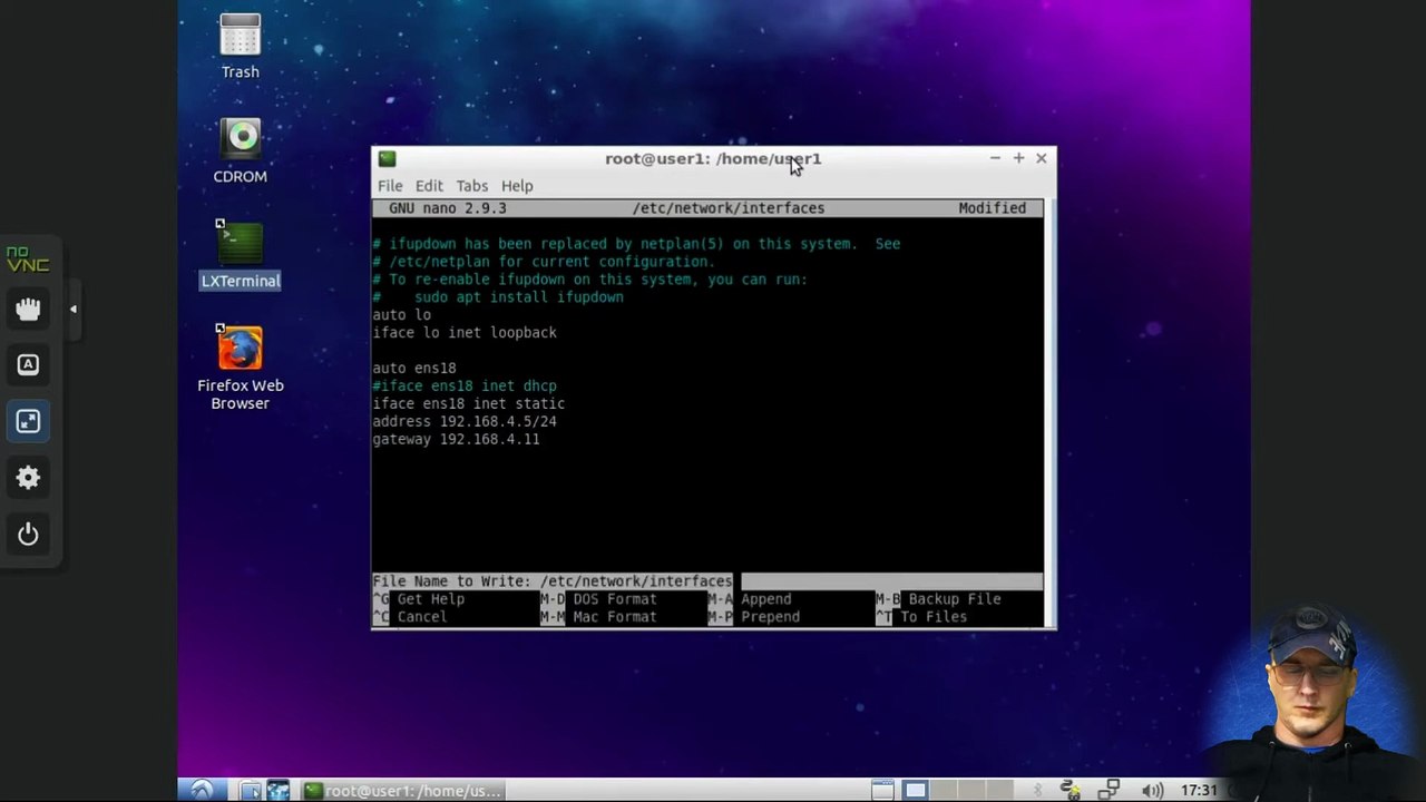 SAMBA server for data sharing