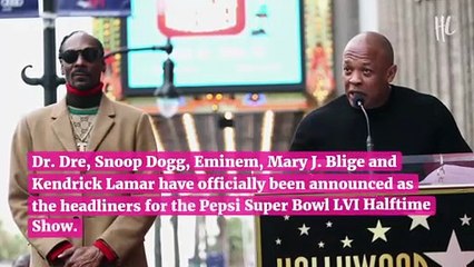 Pepsi Super Bowl LVI Halftime Show Performers - Dr. Dre, Snoop Dogg, Eminem, Mary J. Blige and Kendrick Lamar