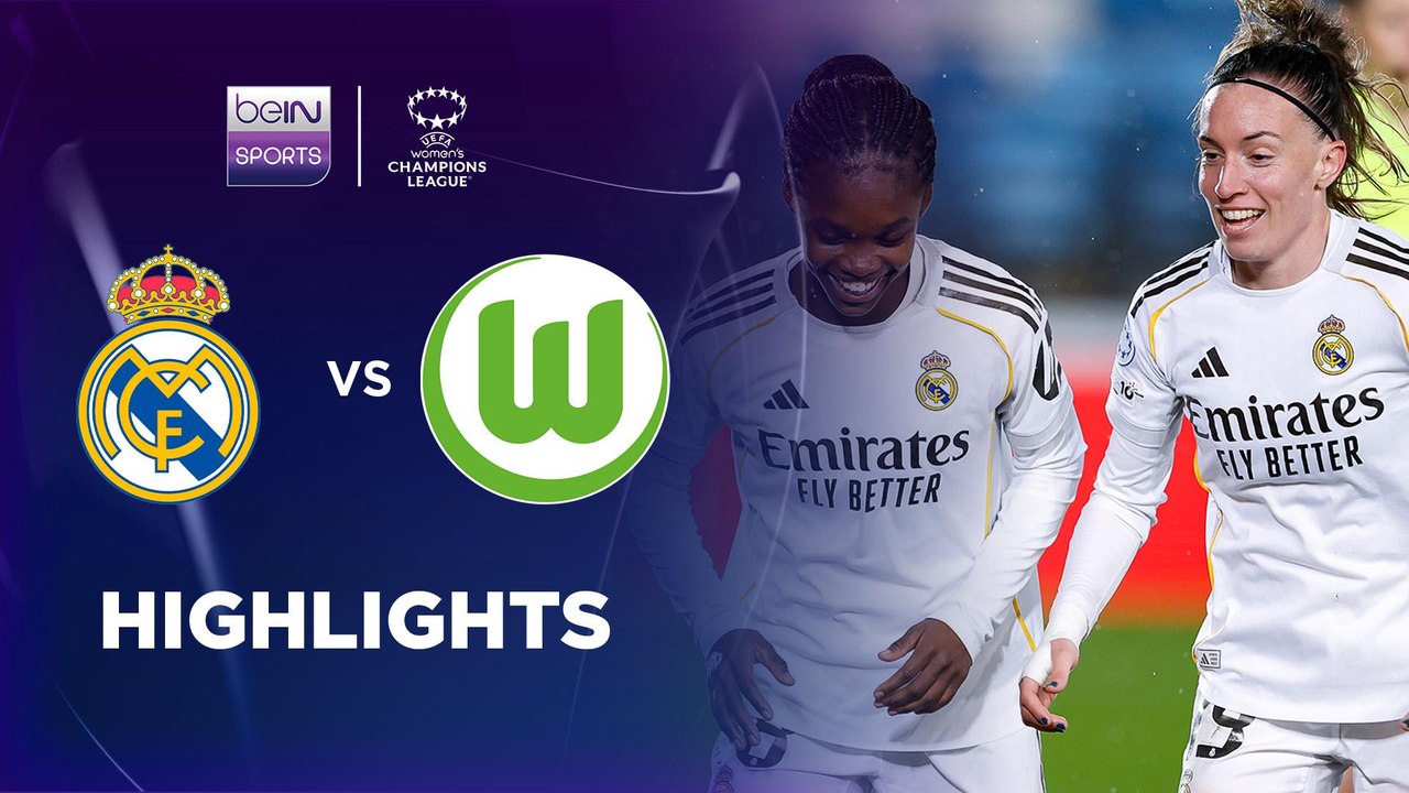 Real Madrid 2-0 Wolfsburg | UEFA Women's Champions League 25/26 Match Highlights