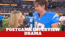 Justin Herbert sparks controversy after refusing postgame interview with Laura Rutledge