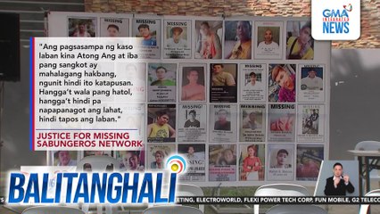 Mahalagang hakbang, ayon sa justice for missing sabungero network, ang pagrekomenda ng DOJ na sampahan ng kaso ang ilang personalidad kaugnay sa pagkawala ng mga sabungero | Balitanghali