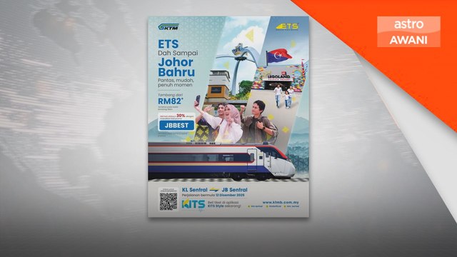 ETS KL Sentral–JB Sentral Bermula 12 Disember