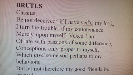 JULIUS CAESAR, ACT I, SCENE II, Line 37 to 47 Explained