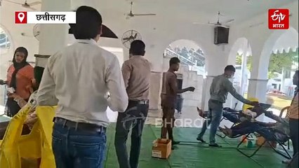 कोरबा में बिना अनुमति ब्लड डोनेशन कैंप, स्वास्थ्य विभाग ने दबिश देकर जमा कराया ब्लड