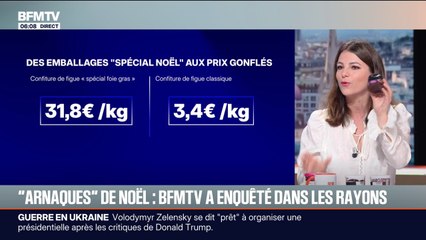 Repas de fêtes: attention aux produits "spécial Noël" souvent plus coûteux que les produits habituels