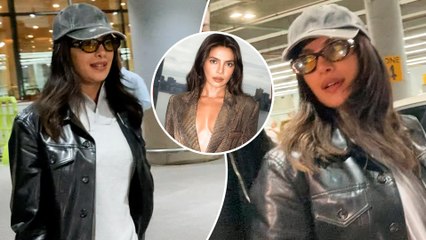 Desi Girl Priyanka Chopra Jonas Back in Mumbai, Steps Out Of The Airport In Style!