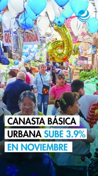 Canasta básica encareció 3.9% en las zonas urbanas de México durante noviembre