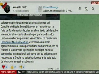 Venezuela agradece a Rusia firme compromiso con el respeto a las normas de la comunidad internacional