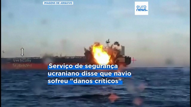 Drones marítimos do SBU atingiram outro petroleiro da frota fantasma russa