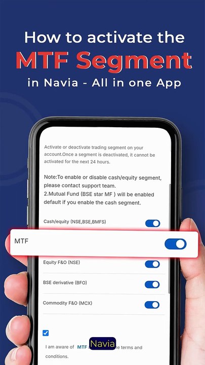 How to Activate MTF Segment in Navia App?