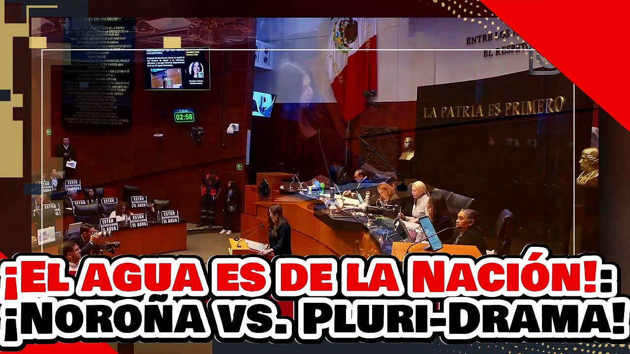 🔥🚨¡EL AGUA ES DE LA NACIÓN! ¡NOROÑA EXPLOTA y DESTROZA el DRAMA de LA PUTI-PLURI x la LEY DEL AGUA!