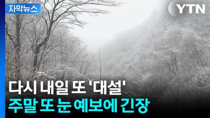 [자막뉴스] 영동 대설 예고에 '긴장'...들쑥날쑥 불안한 기온 변화 / YTN
