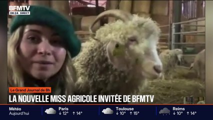 "Je suis heureuse de pouvoir présentée ma filière très atypique": Crystèle Gourjade est la nouvelle miss agricole pour l'année 2026