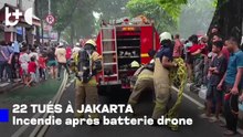 Choc en Indonésie / Immeuble en feu, au moins 22 morts