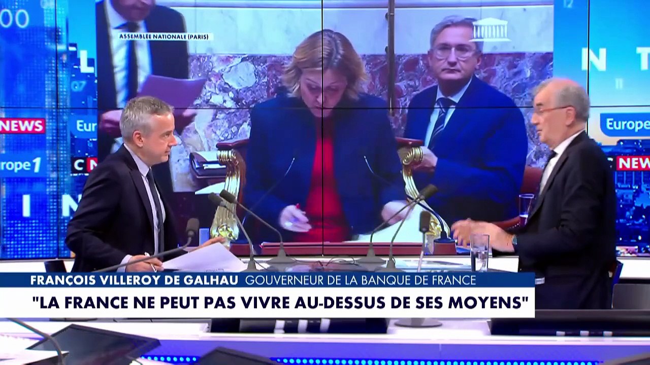 «La France a trop de dettes car elle a beaucoup plus de déficit que ses voisins», rappelle François Villeroy de Galhau, gouverneur de la Banque de France