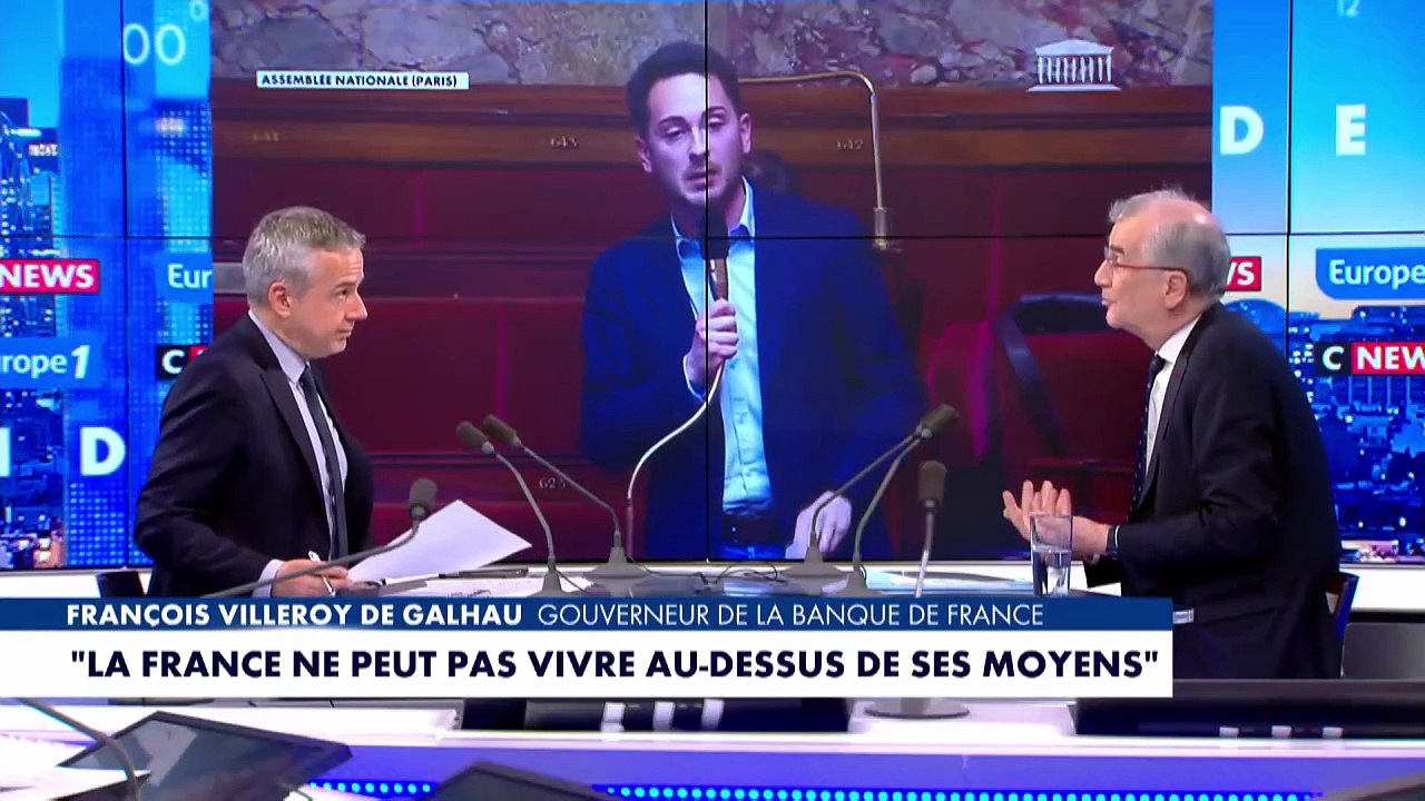 «Suspendre la réforme des retraites ne fait pas disparaître nos problèmes de financement», déplore François Villeroy de Galhau, gouverneur de la Banque de France