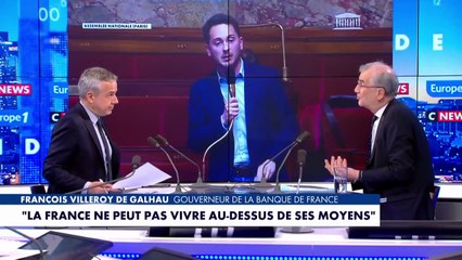 «Suspendre la réforme des retraites ne fait pas disparaître nos problèmes de financement», déplore François Villeroy de Galhau, gouverneur de la Banque de France