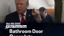 Bathroom Door  Opens Into Donald Trump