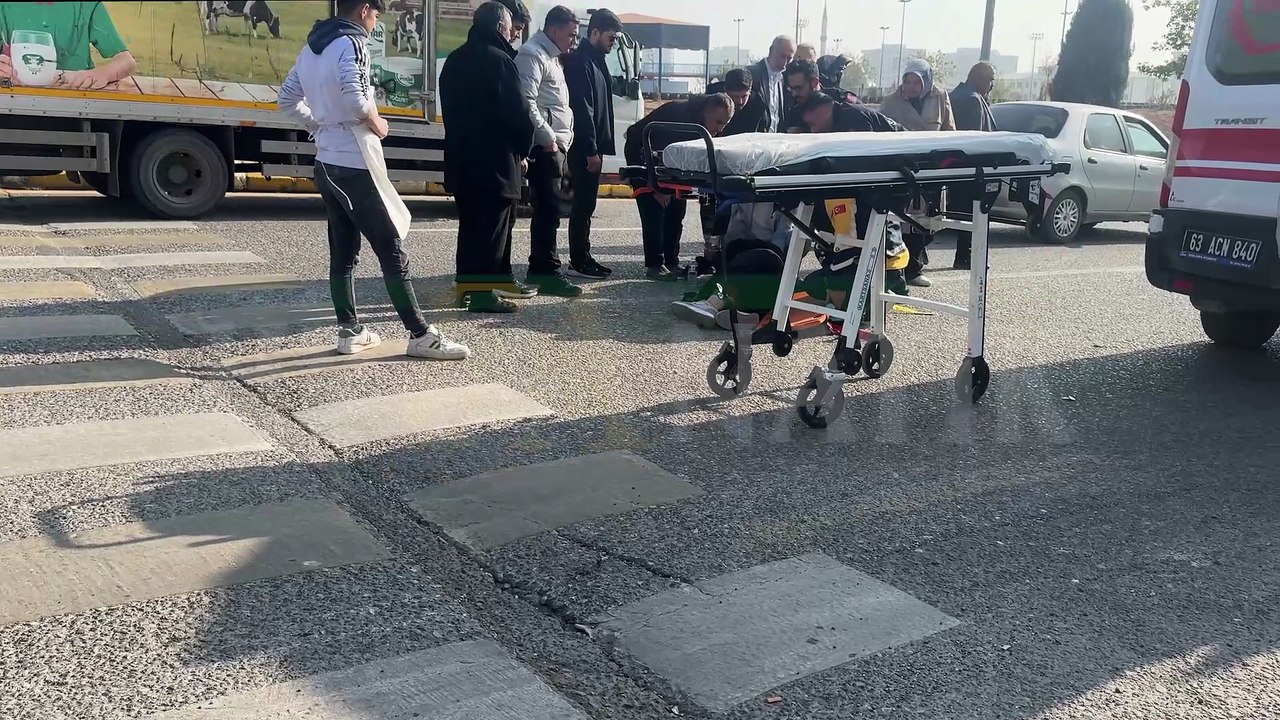 Karaköprü'de Kaza 1 Yaralı