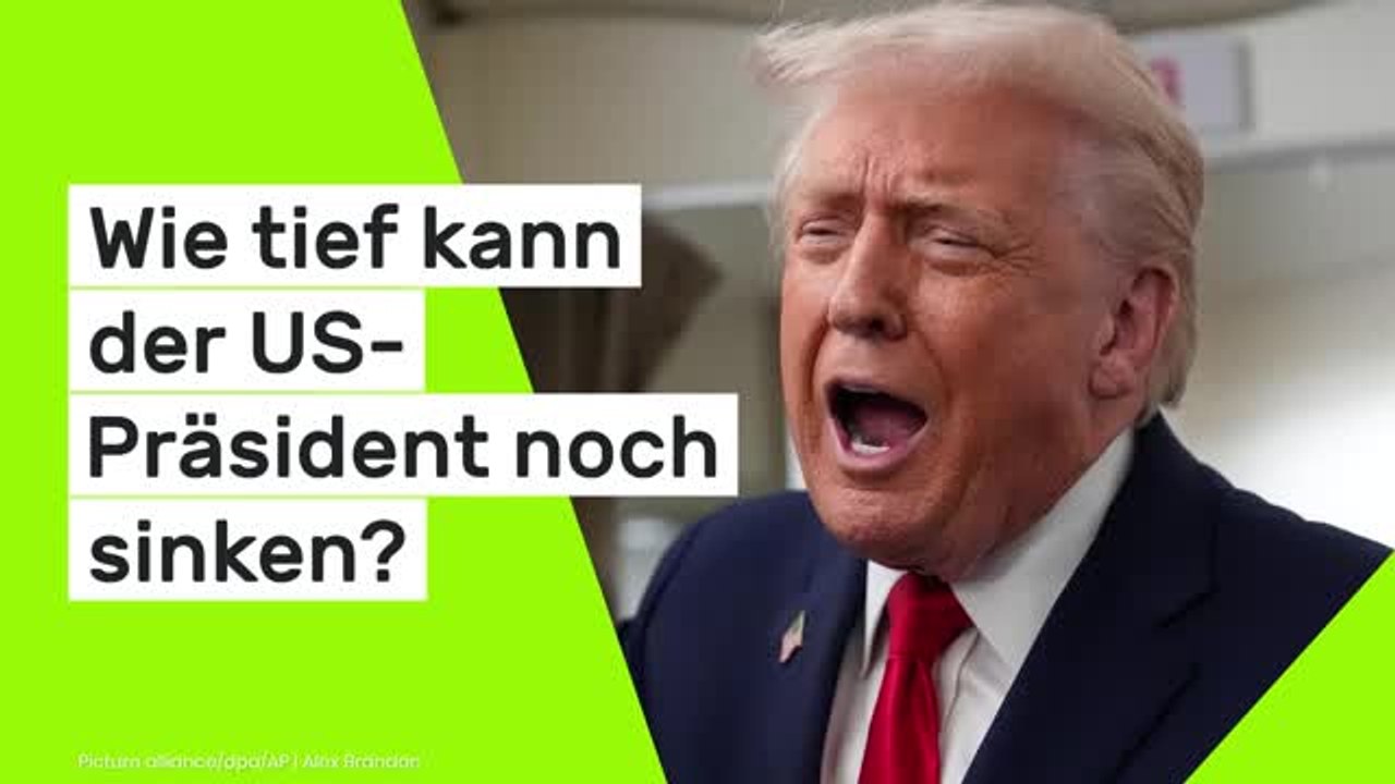 Donald Trump im freien Fall: 'The Don' stolpert ins Bodenlose - wie tief kann der US-Präsident noch sinken?