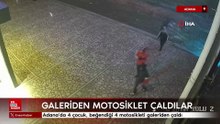 Adana'da 4 çocuk, beğendiği 4 motosikleti galeriden çaldı